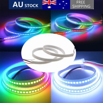 $15.99 • Buy WS2812B RGB LED Strip 30/60/144 LEDs 5050 Ws2812 IC Individual Addressable DC5V