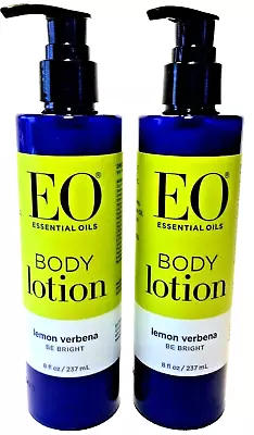 (2 Pack) EO Essential Oils - LEMON VERBENA - BODY LOTION - 8 Oz PRIORITY MAIL • $27.75