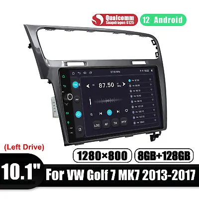 8+128GB For Volkswagen Golf R MK7 GTI 10.1 Inch Octa Core Android 12 Car Stereo • $487.86