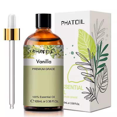 PHATOIL 100ml Pure Essential Oil Aromatherapy Natural Diffuser Therapeutic Oils • £10.99