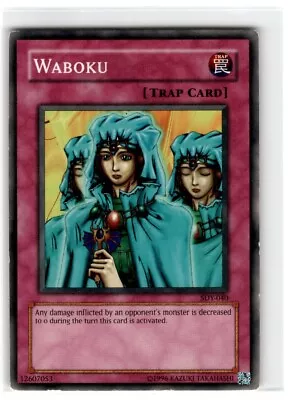 Yu-Gi-Oh! Waboku Common SDY-040 Moderately Played Unlimited • $2.04