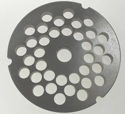 #32 X 3/8  (10mm) Stainless Meat Grinder Plate For Biro & Berkel   3 15 /16  Dia • $32.75