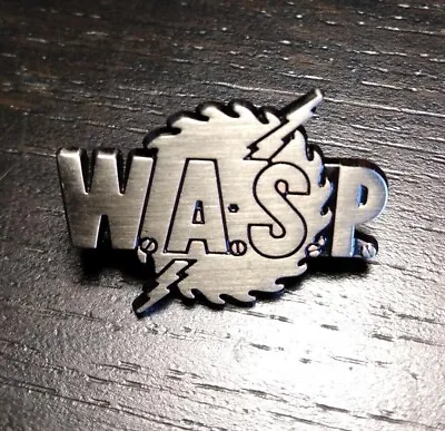 PIN - W.A.S.P. - Metal Hat Badge Heavy Rock Band WASP Blackie Lawless • $6.99