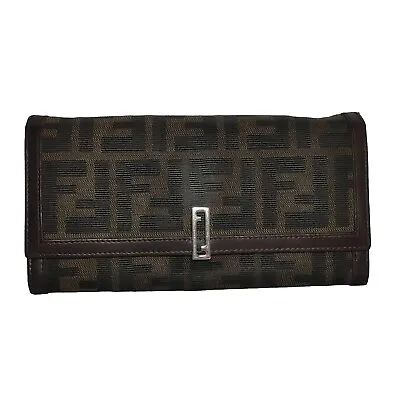 Fendi Wallet Long  Zucca Zuccinofrom Japan Authentic • $88.99