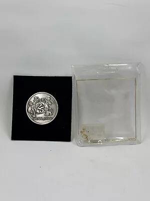 Walt Disney World 25th Anniversary Silver Tone Coin 1971-1996 • $9.99