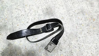 DOLCE & GABBANA Mens Black Leather Belt D&G 50/95 • £55