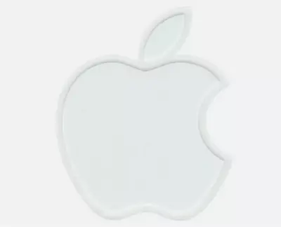 GENUINE ORIGINAL APPLE LOGO STICKER DECAL - IPhone Macbook IPad IPod IMac. • £1.95