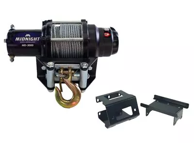 Viper 50 Ft Winch 3000 Lb Steel W/ Mount For Polaris Sportsman 850 2010-14 • $199.98