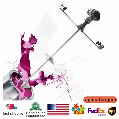 $145 • Buy Pneumatic Paint Mixer 1/2HP For 50 Gallon Stainless Steel Barrel Coating Blender