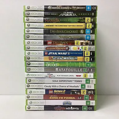 Microsoft Xbox 360 Kids/Family Video Games - Lego Games Movie Games (I1) W#623 • $21.53