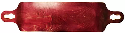 Longboard Deck Double Drop Down + Through 9.75 X 41.25 Red Concave Maple • $39.95