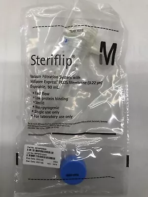 Millipore SCGP00525 Steriflip Sterile 50ml Disposable Vacuum Filtration System • $40