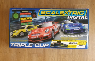£149.99 • Buy Scalextric Digital Triple Cup. Plus C7039 Lap Counter And Extra Track