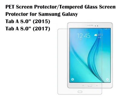 For Samsung Galaxy Tab A 8.0  Ultra Clear/Tempered Glass Screen Protector Film • $8.95