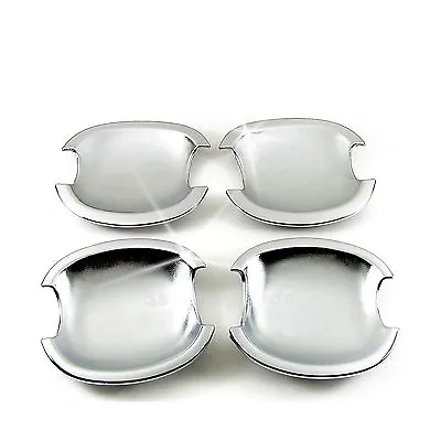 Chrome Door Handle Base Bowl Cup Covers Trims For Nissan Versa Sedan / Hatchback • $12