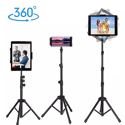 $32.98 • Buy Strong Floor Bed Stand Tripod Mount Holder For IPAD Pro 12.9 Tablet/Kindle/Nexus