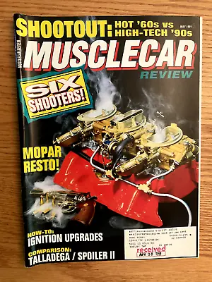 Muscle Car Review Magazine 8#1 May 1991 Tri-Power 1966 Olds L69 442 1970 'Cuda • $15.95