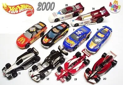 2000 Hot Wheels Mcdonalds Happy Meal Toys - U - Pick • $3.99