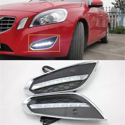 NEW For 2011-2013 Volvo S60 Front Bumper Fog Lamp LED Daytime Running Lights 2X • $106.10