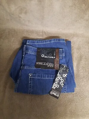 South Pole Relaxed Fit Men’s Denim Jeans Medium Sand Blue (Size W38 × L34) • $50