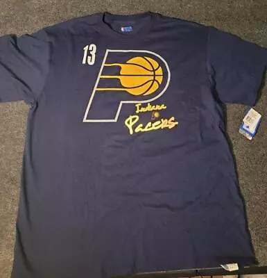 Indiana Pacers Shirt Adult Extra Large Blue NBA Basketball Paul George Mens G6 • $11.24