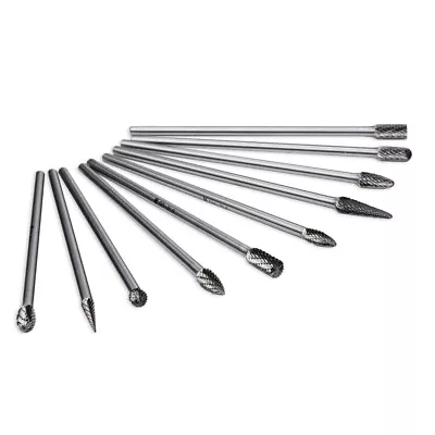 BHA Long Tungsten Carbide Burr Rotary File Double Cut - 6 Inch X 1/4 Inch Shank • $12.99