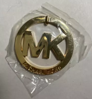 MK MICHAEL KORS Purse Charm Gold Tone Logo Hang Tag - Brand New • $11.95