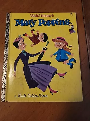 Walt Disney's Mary Poppins Little Golden Book #D113  1964 • $6.99