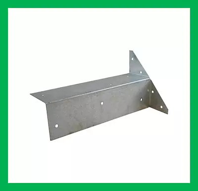 £5.45 • Buy Arris Rail Fence Post Panel Repair Brackets Support Garden Galvanised Packs