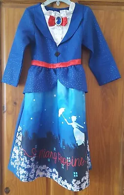 Disney Mary Poppins Dressing Up / Fancy Dress Costume 3-4 Years • £8.50