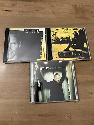 Sting 3 CD Lot Ten Summoner's Tales Fields Of Gold Brand New Day • $14.99