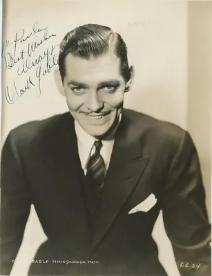 Clark Gable-STUNNING Vintage Signed Photograph • $800