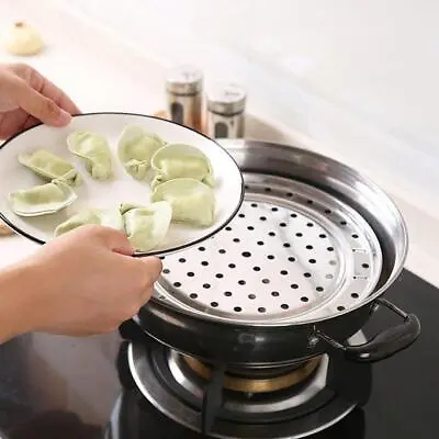 Steamer Rack Insert Stock Pot Steaming Tray Stand Cookware Kitchen Cooking V1O3 • $4.24