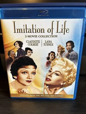 Imitation Of Life 2  Ovie Collection 1934 & 1959 Blu Ray US Release Region A • £24.99