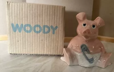 Natwest Wade Baby Woody Piggy Bank Original Stopper In Box • £14