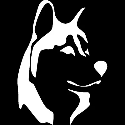 £1.99 • Buy Husky Silhouette Car Sticker Decal Dog Lover