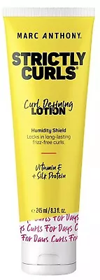 Marc Anthony Strictly Curls Curl Defining Lotion Vitamin E +Silk Protein 8.3 OZ • $12.50