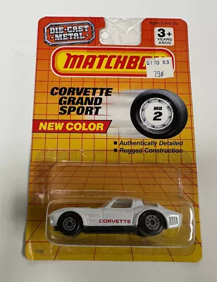 Vintage Matchbox MOC MB200 Corvette Grand Sport White (T31) • $16.99