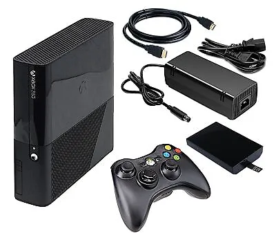 $159.99 • Buy Authentic Xbox 360 Console Black Model E + 4GB 250GB 500GB + US Seller