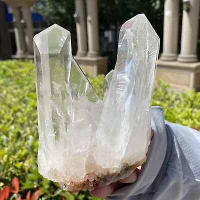 1.25LB  Clear White Quartz Crystal Cluster Mineral Specimen From Madagat Healin • $0.99