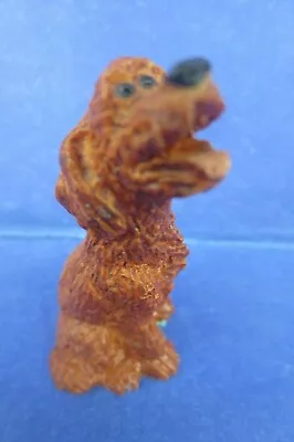 Miniature Irish Setter Dog Hand Painted Figurine Realistic Dollhouse • $4.95