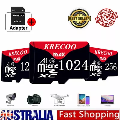 Micro SD TF Card Ultra Memory Card 128GB 256GB 1024GB SDXC SDHC Wholesale Lot • $5.33