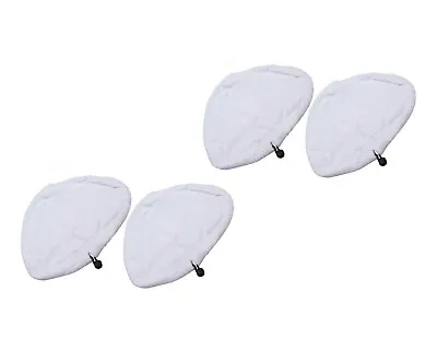 Steam Mop Hard Floor Microfibre Cleaning Pads Covers For Vax S2 Pack Of 4 • £8.59