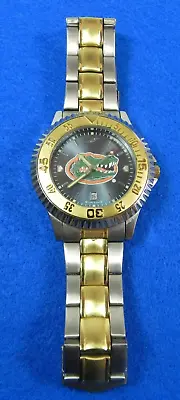 Florida Gators Men Steel Sport Two Tone Watch Works Well • $89.99