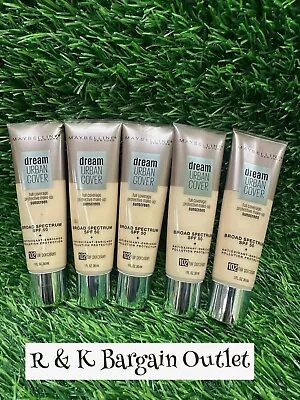 Maybelline Dream Urban Cover Full Foundation 102 Fair Porcelain (Lot Of 5) • $14.79