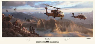 A New Dawn Operation Enduring Freedom UH-60 Black Hawk Afghanistan Matt Hall • $175