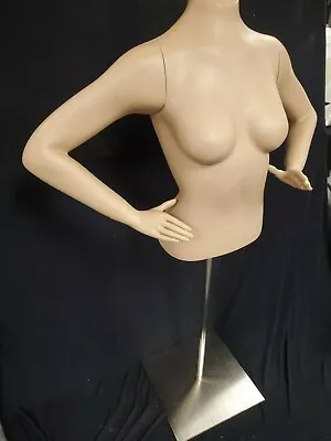 Female 1/2 Torso Mannequin With Stand New In Box With Arms Hands  • $84.95