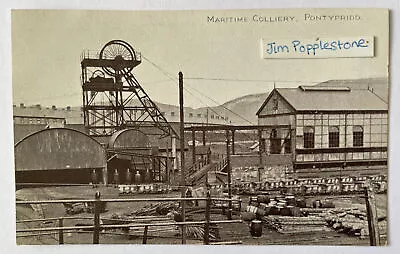 Maritime Colliery Pontypridd. Antique Postcard • £15