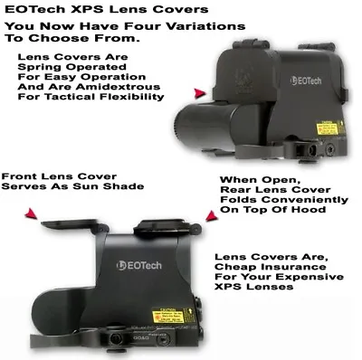 GG&G GGG-1272 Flip Lens Covers Scopecover Fits Eotech XPS Series Reflex Cover • $50.25