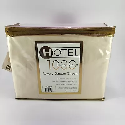 New Hotel Sateen Luxury Sheets 1000 Thread Count • £38.52